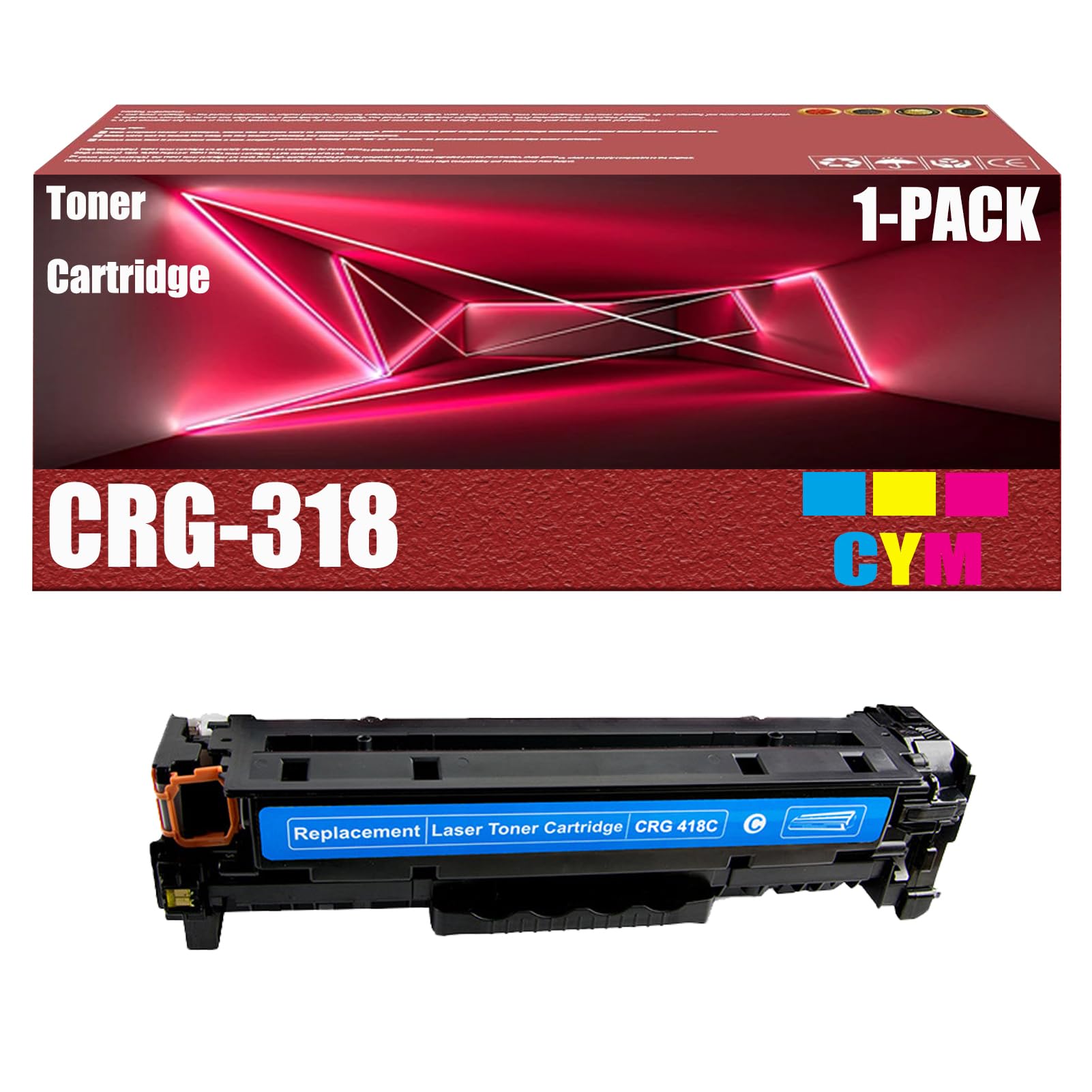 OA機器 Canon CRG-318MAG Amazon.com: CRG-318 Toner Cartridge Compatible for Canon LBP
