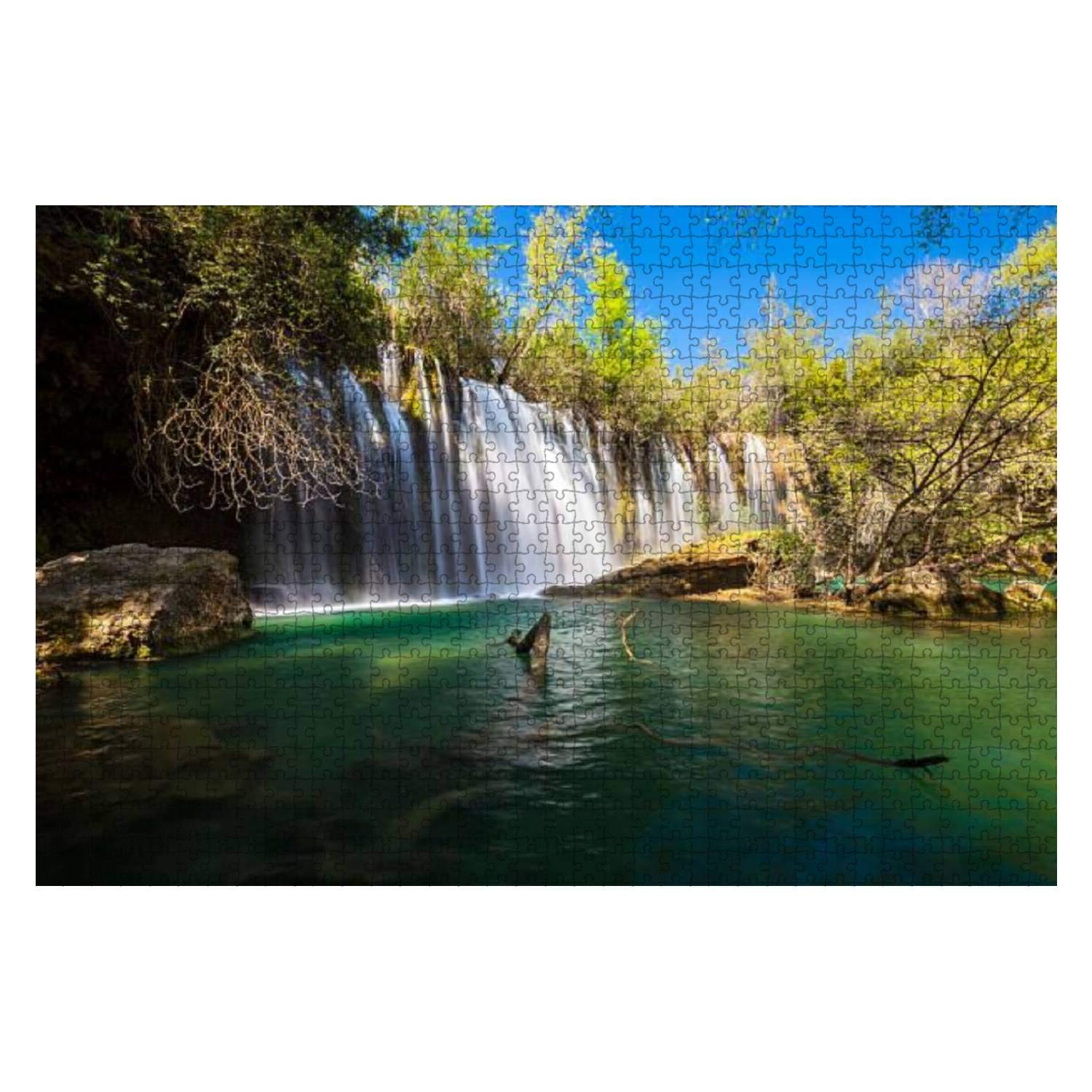 Duden Falls 1000 Pieces Wooden Jigsaw Puzzles for Adults Decompression DIY Children Educational Puzzles Creative Games Toys Gift Home Decor