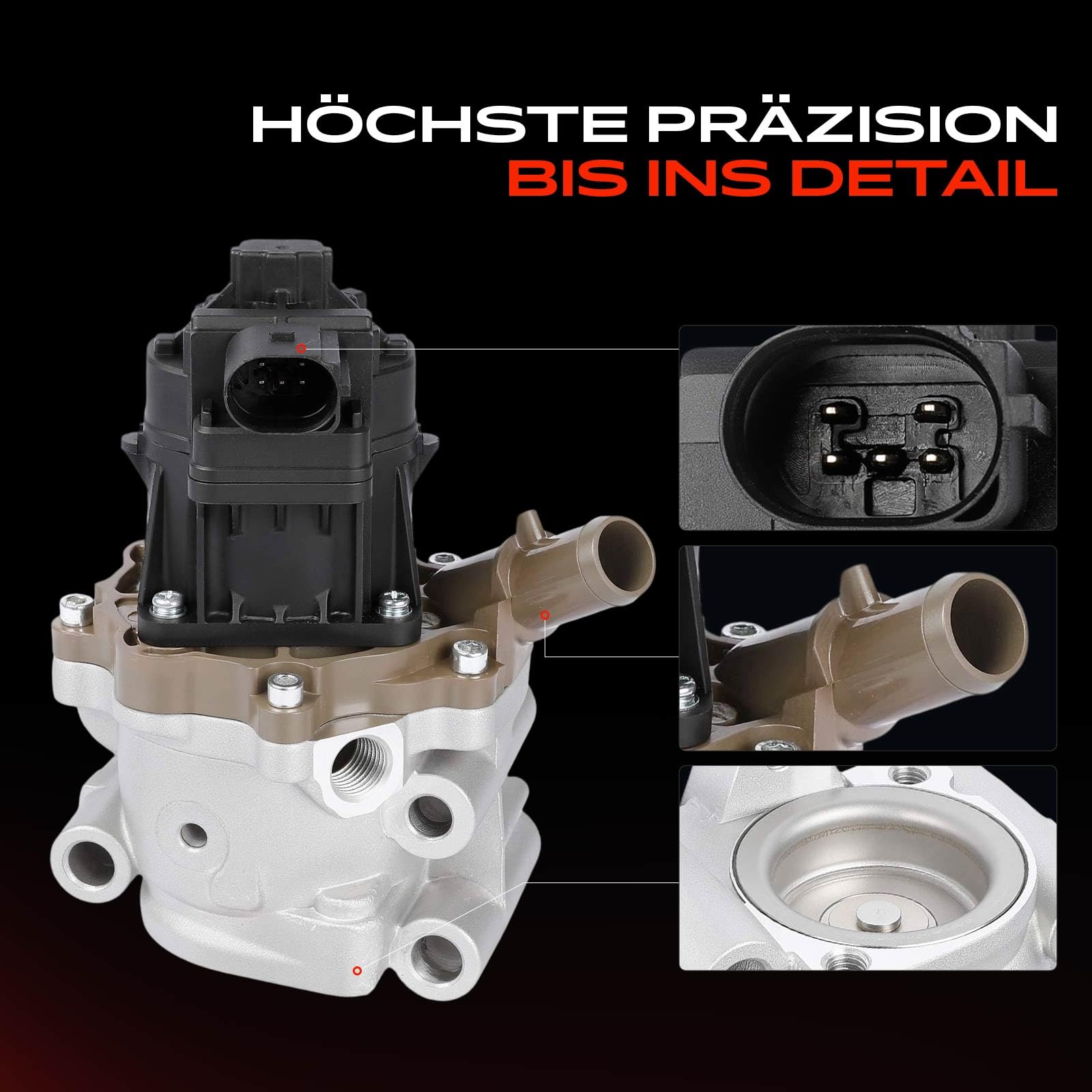 Frankberg Valvola EGR (ricircolo dei gas di scarico) per motori diesel | Compatibile con: Daily VI pianale/telaio, Daily VI Box