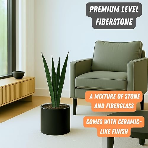 Miniatura 2 de Fox & Fern - Maceta (fibra de piedra) Padre