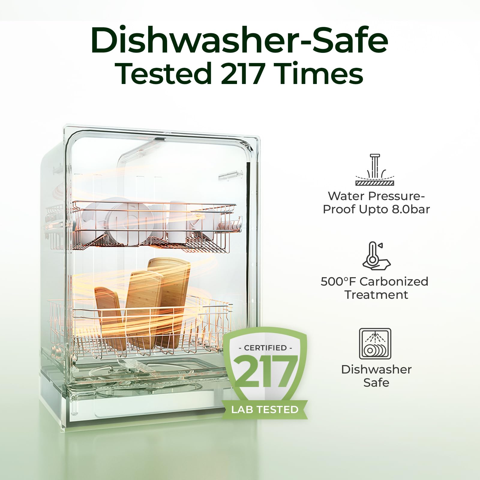 Dishwasher Safe Durable Lightweight Bamboo Wood Cutting Boards for Busy Kitchen, Easy Storage & Clean Wooden Chopping Boards Reversible with Juice Groove, Kitchen Gift for Home Cooks