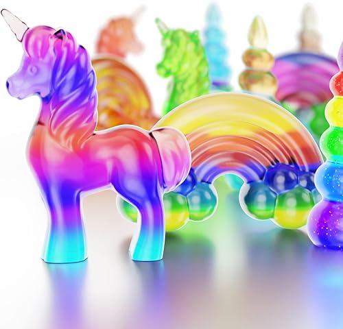 Miniatura 9 de Dan&Darci Kit de fabricación de jabón de unicornio Proyecto de manualidades de Navidad para niñas de 6 años en adelante Regalos de unicornio para