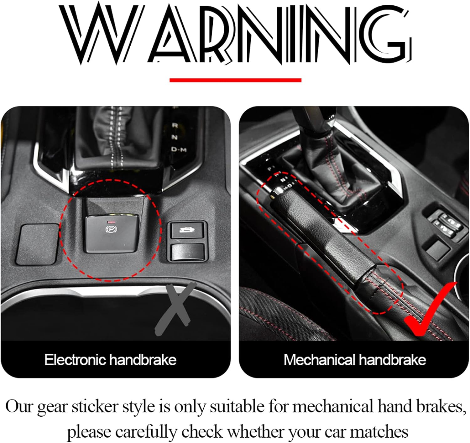 AIRSPEED Carbon Fiber Car Gear Shift Panel Cover Center Console External Frame Sticker Interior Trim for Subaru Impreza 2017-2023 Crosstrek 2018-2023 Accessories (Black)