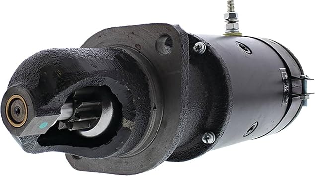 Complete Tractor Starter 1200-0105 Compatible with/Replacement for Massey Ferguson 202 Indust/Const, 204 Indust/Const, 302 Indust/Const, 304 Indust/Const 190004M91, 1900348M91