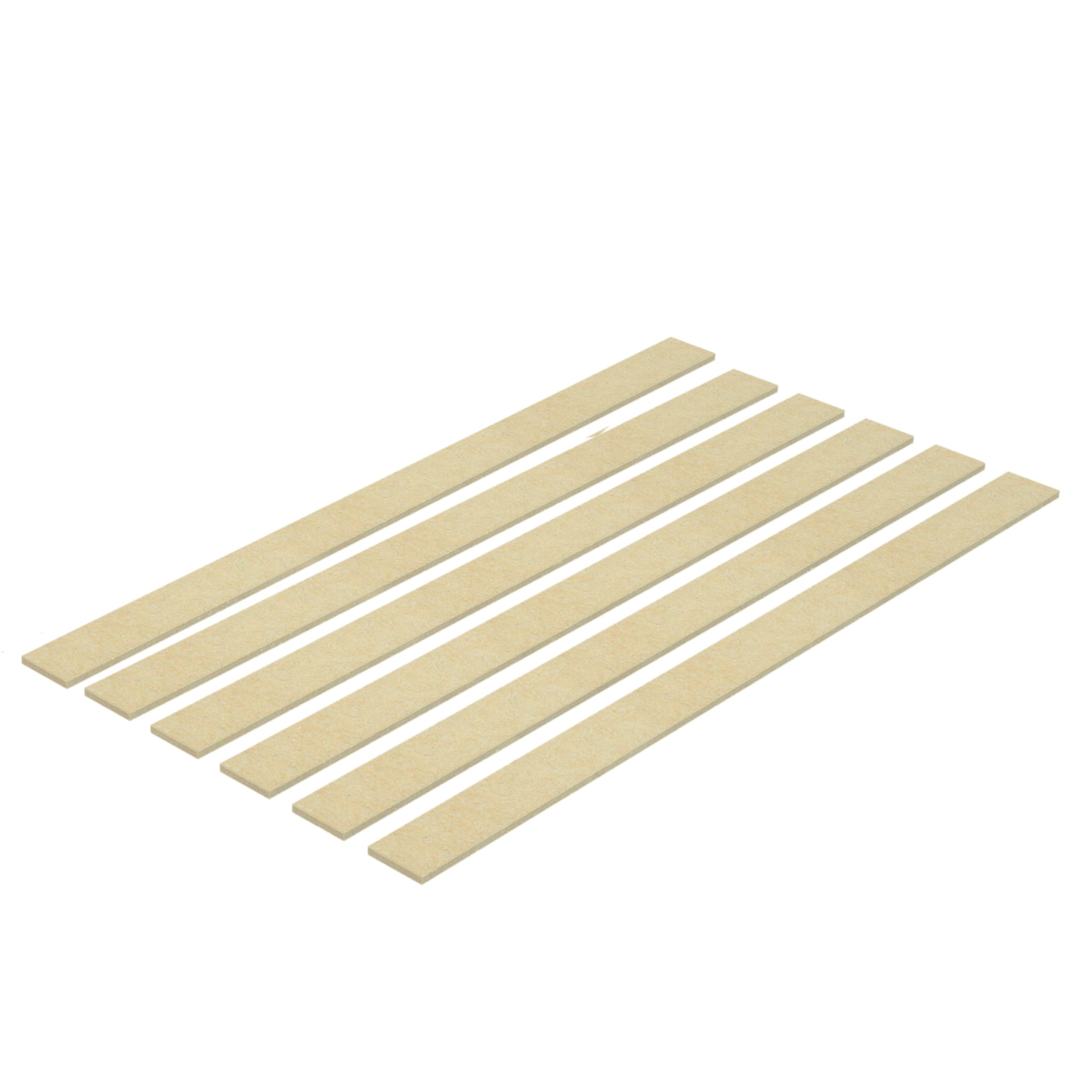 STERZEAL Shaker Style Wall Panelling Kit – 6 MDF Slats 100cm x 10cm – 3D Paintable Wood Wall Panels – Moisture-Resistant HDF Strips for DIY Feature Walls – Easy Install with Optional Adhesive