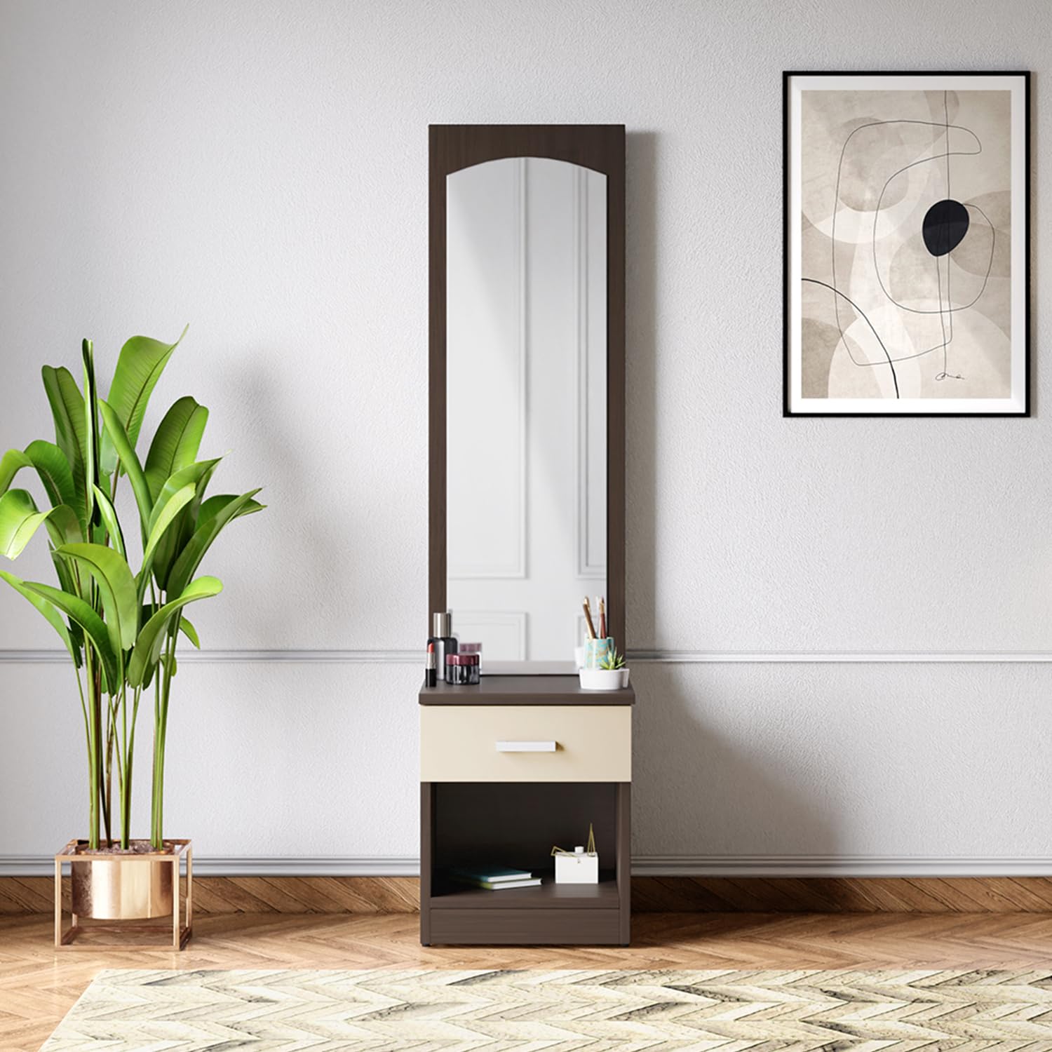 GODREJ INTERIO Apex Engineered Wood Dressing Table, 1-Year Warranty, Colarain, Prelaminated Particle Board-image-39