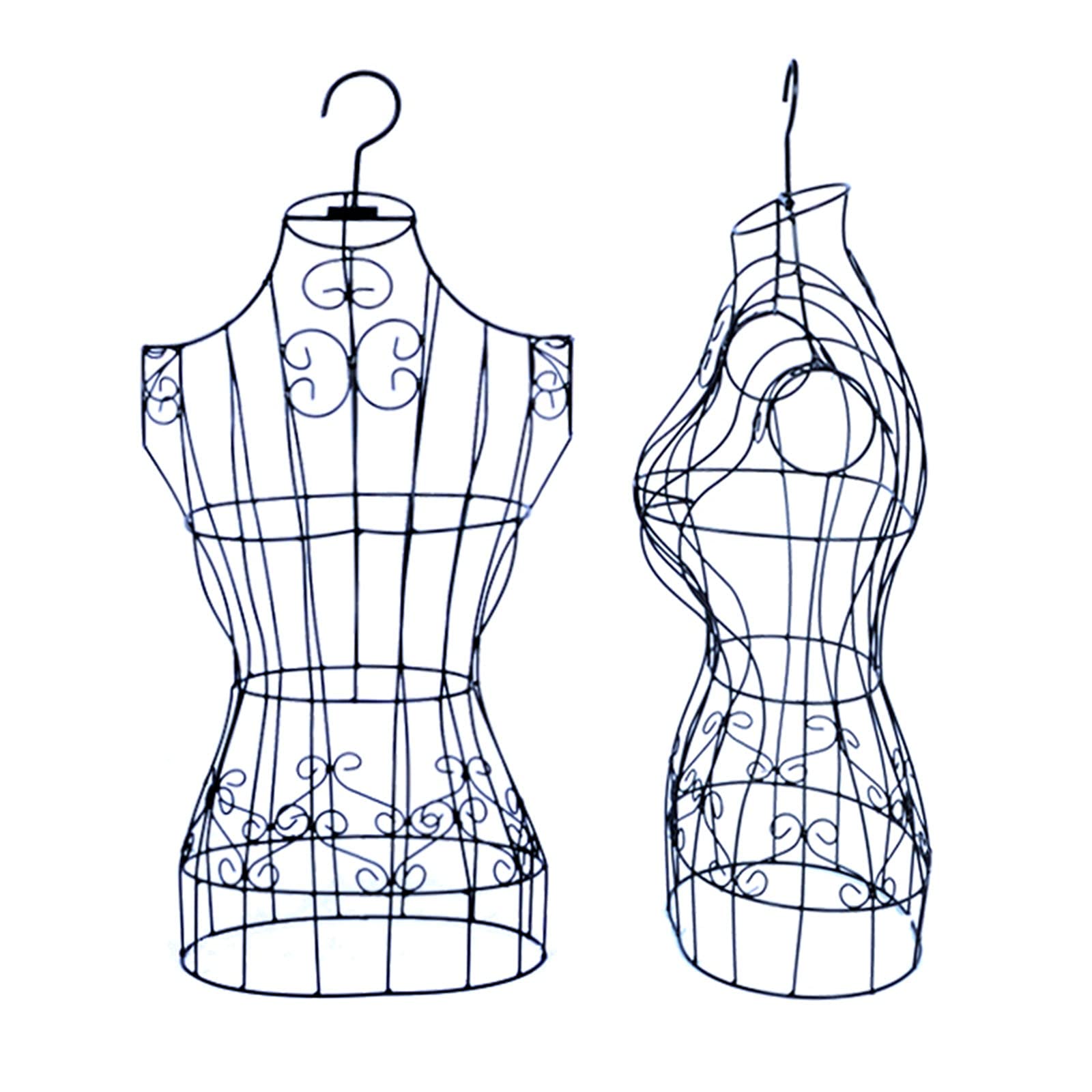 Maniquíes de costura con ganchos y busto de metal ZRY