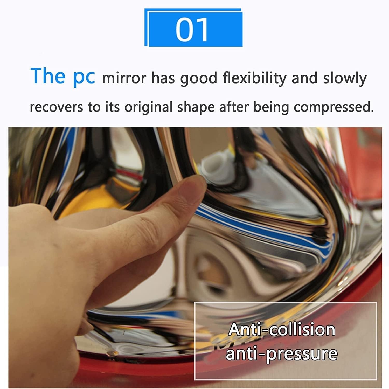 Convex Traffic Safety Mirror For Driveways, Warehouses, Garages And Offices, Black Convex Mirror(Diameter 30/45/60 Cm, With Wall Bracket Convex Mirror) (Size : 30cm)