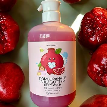 BONNYHILL Pomegranate Shea Butter Body Wash, 33.81 fl oz