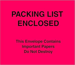 Red Paper Face Adhesive Side Loading Document Envelopes Printed with 