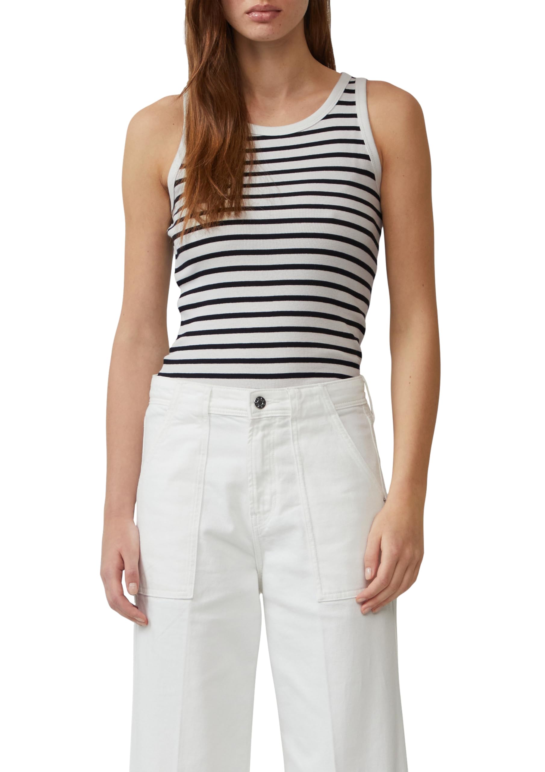s.Oliver Slim-Fit-Top mit Rippstruktur