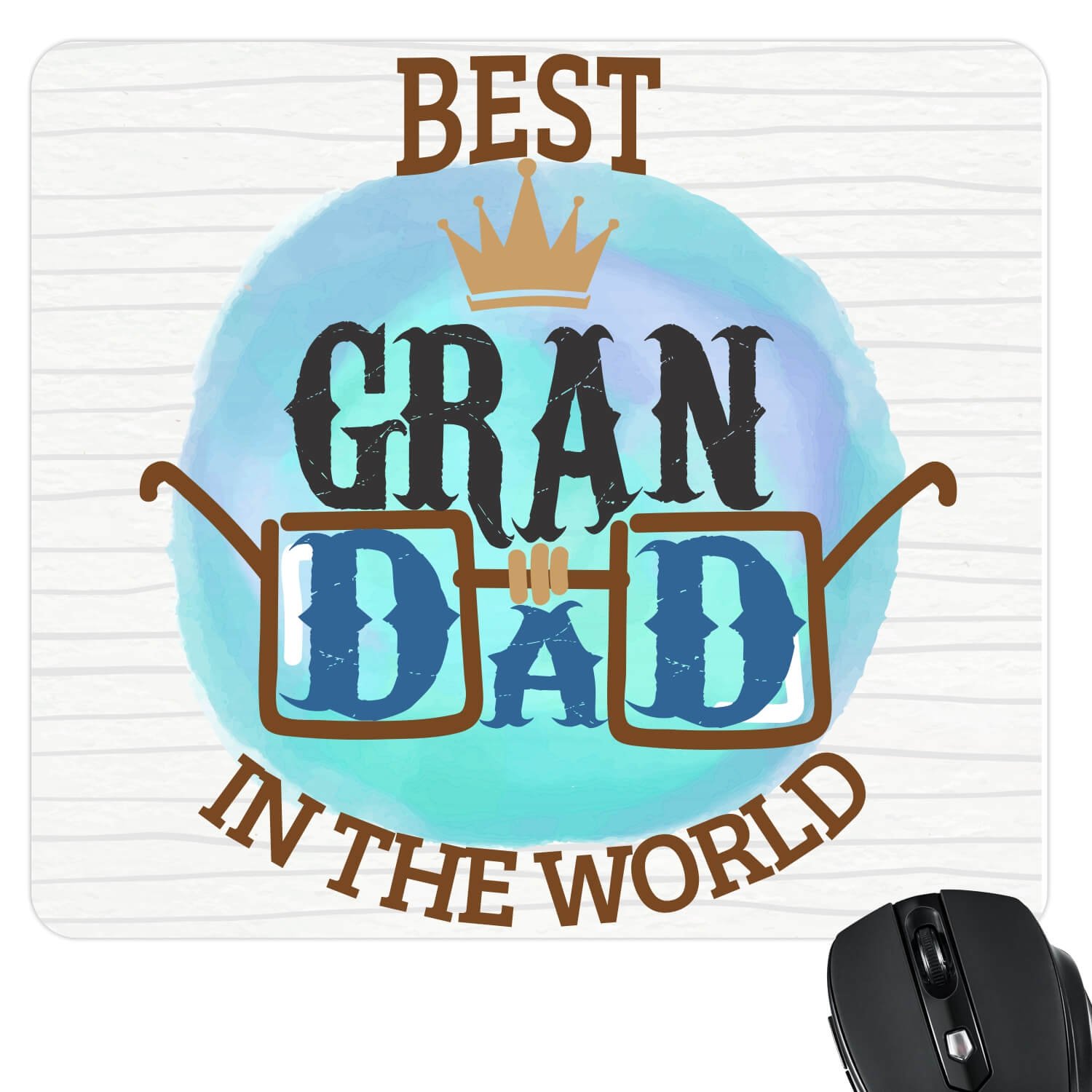 YaYa cafe Birthday Gifts for Grandfather, Cute Best Grandad in The World Printed Mouse Pad for Grandfather (B07D76HZJJ) Amazon Price History, Amazon Price Tracker