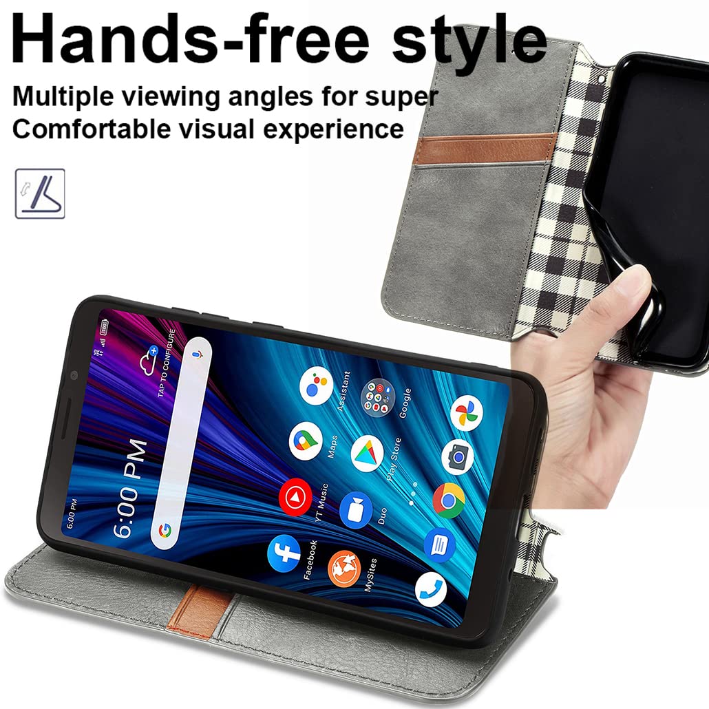 Custodia BAILI Setoso Per Sony Xperia 5 V – A Portafoglio Con Slot Carte, Supporto, Chiusura Magnetica - 4
