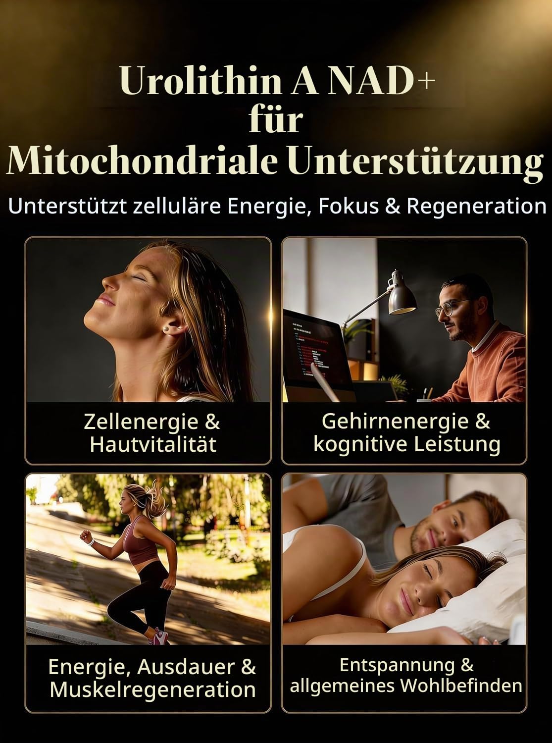 Urolithin A, 6-in-1 Formel für zelluläre Energie-2000MG