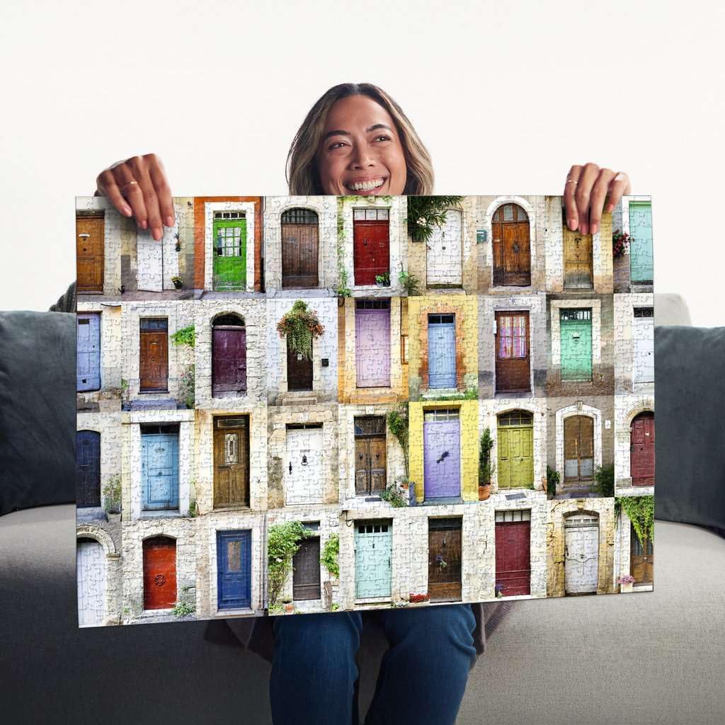 Ravensburger Puzzle 12001437 Beautiful Doors in The Provence Region of France 1000 Pieces Puzzle for Adults and Children from 14 Years
