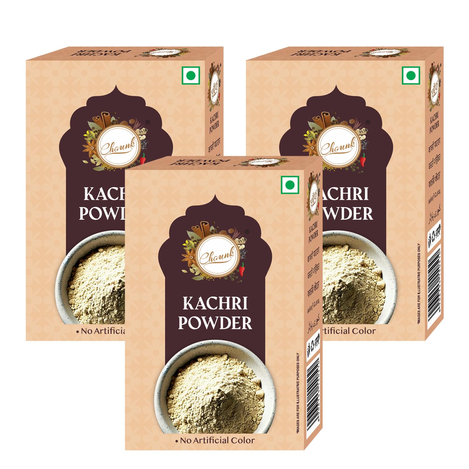 Chounk Kachari Powder, 300 Gram (100g X Pack of 3) | White Kaachri Powder | Meat Tenderizer | Dried Kachri | For Cooking | Meat Rub | BBQ Rub