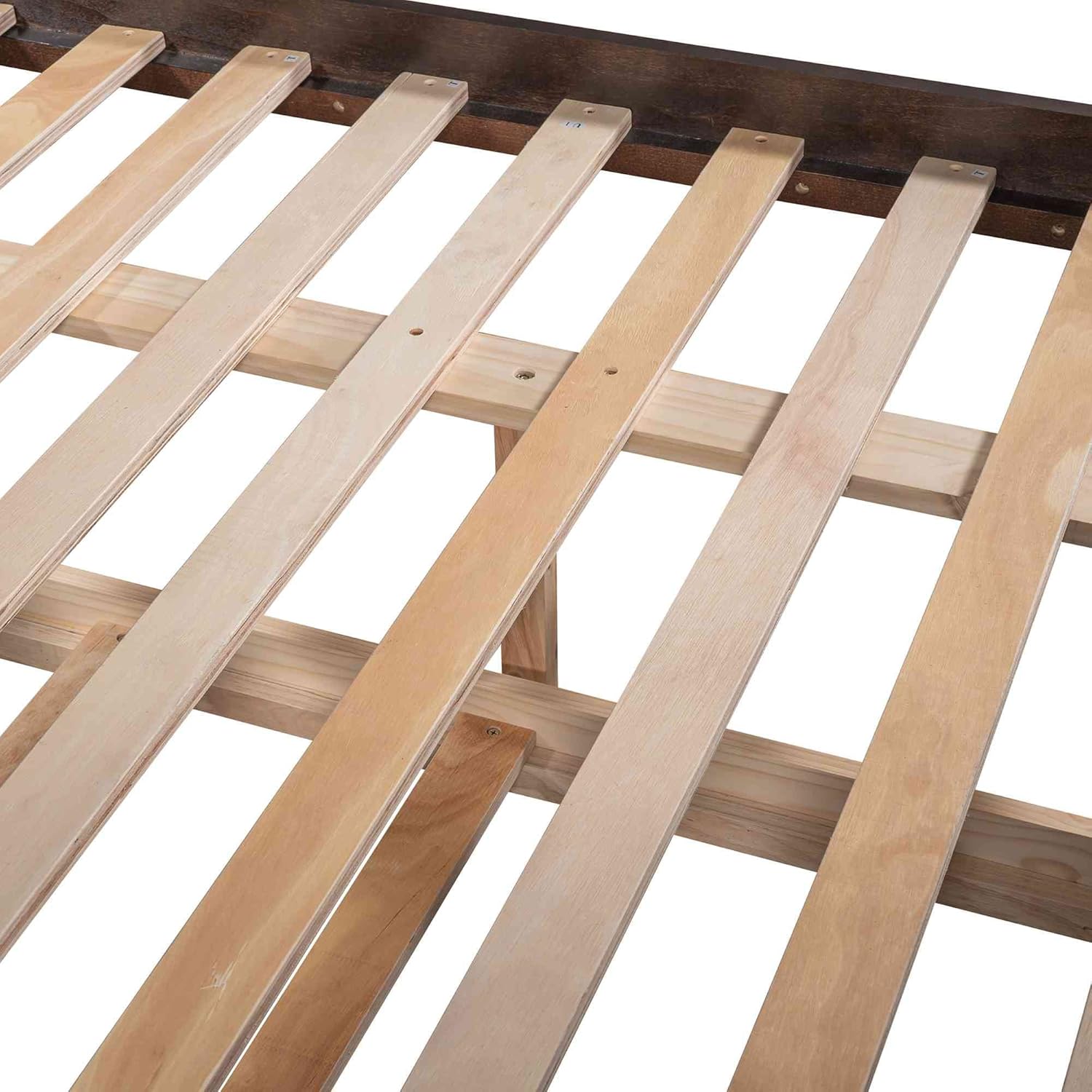 Buy Tulib Full Over Full Bunk Bed with Twin Size Trundle, Solid Wood