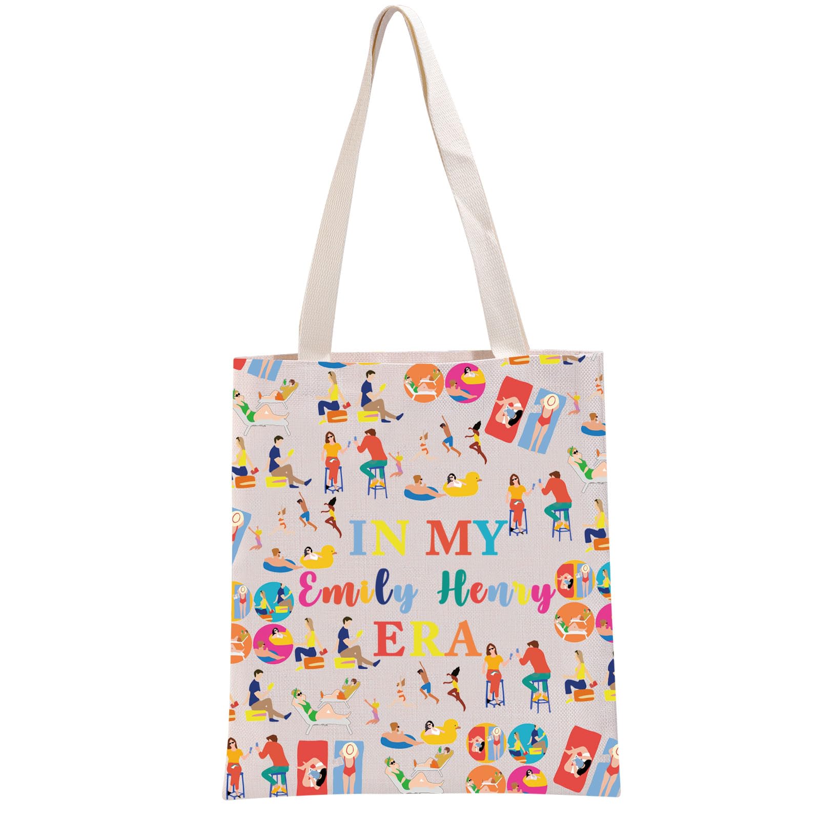 G2TUP Novels Inspired Emily H Era Tote Bag for Romance Novels Fans - Handbag Author Lover Gift Book Lover