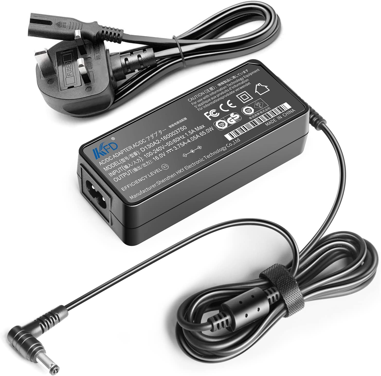 16V 4.5A 72W AC-DC Adapter Power Supply Laptop Charger for Panasonic ToughBook CF-52 CF-73 CF-18 CF-19 CF-29 CF-30 CF-31 CF-T1 CF-T2 CF-T4 CF-T5 CF-W2 CF-Y5 Cf-aa1653a UK Mains Power Cord Cable