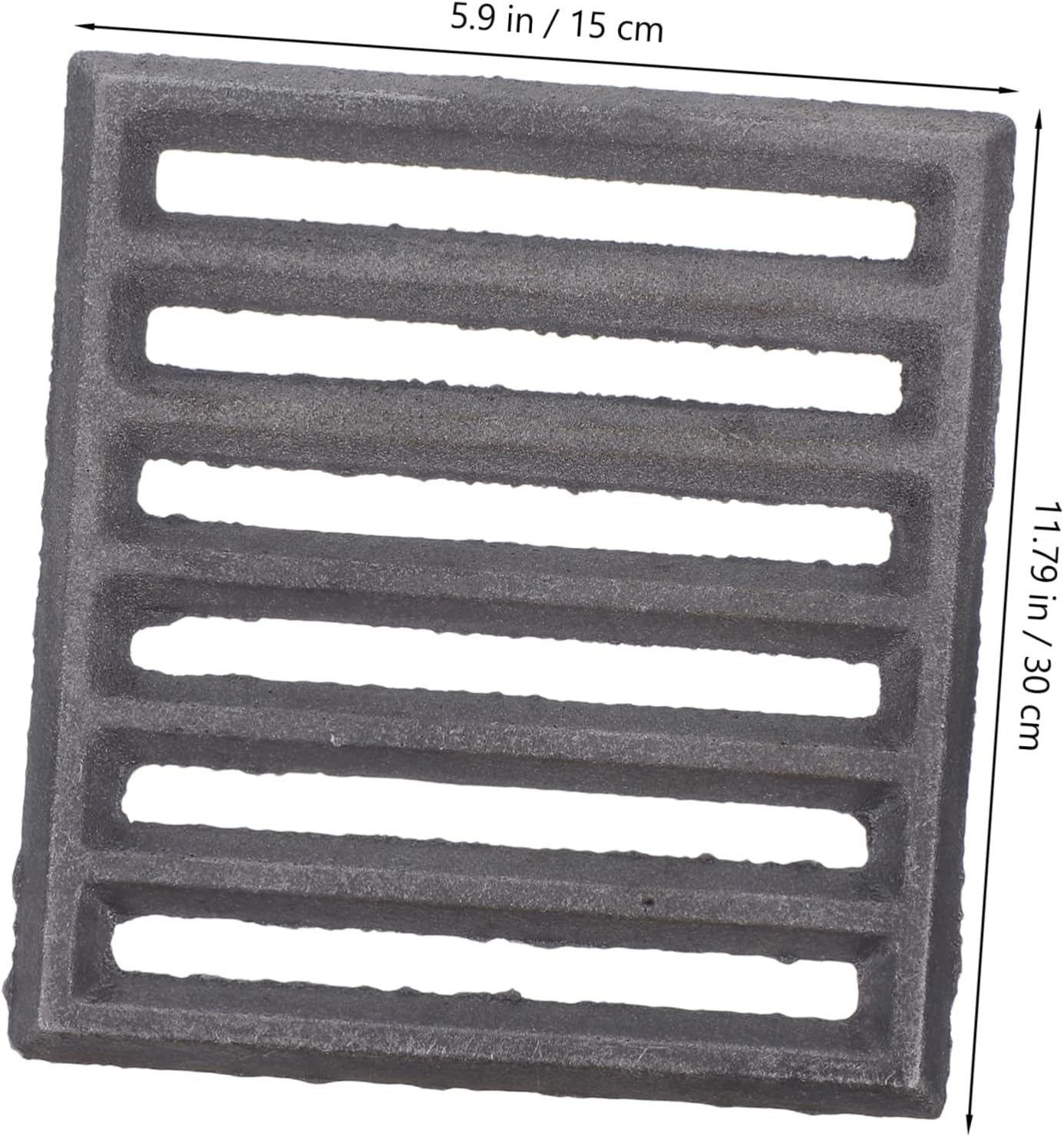 Heavy Duty Cast Iron Grill Grate for Bbq and Fire Pit Cooking Rectangle Cooking Rack for Outdoor Camping Gathering and Fireplace Use