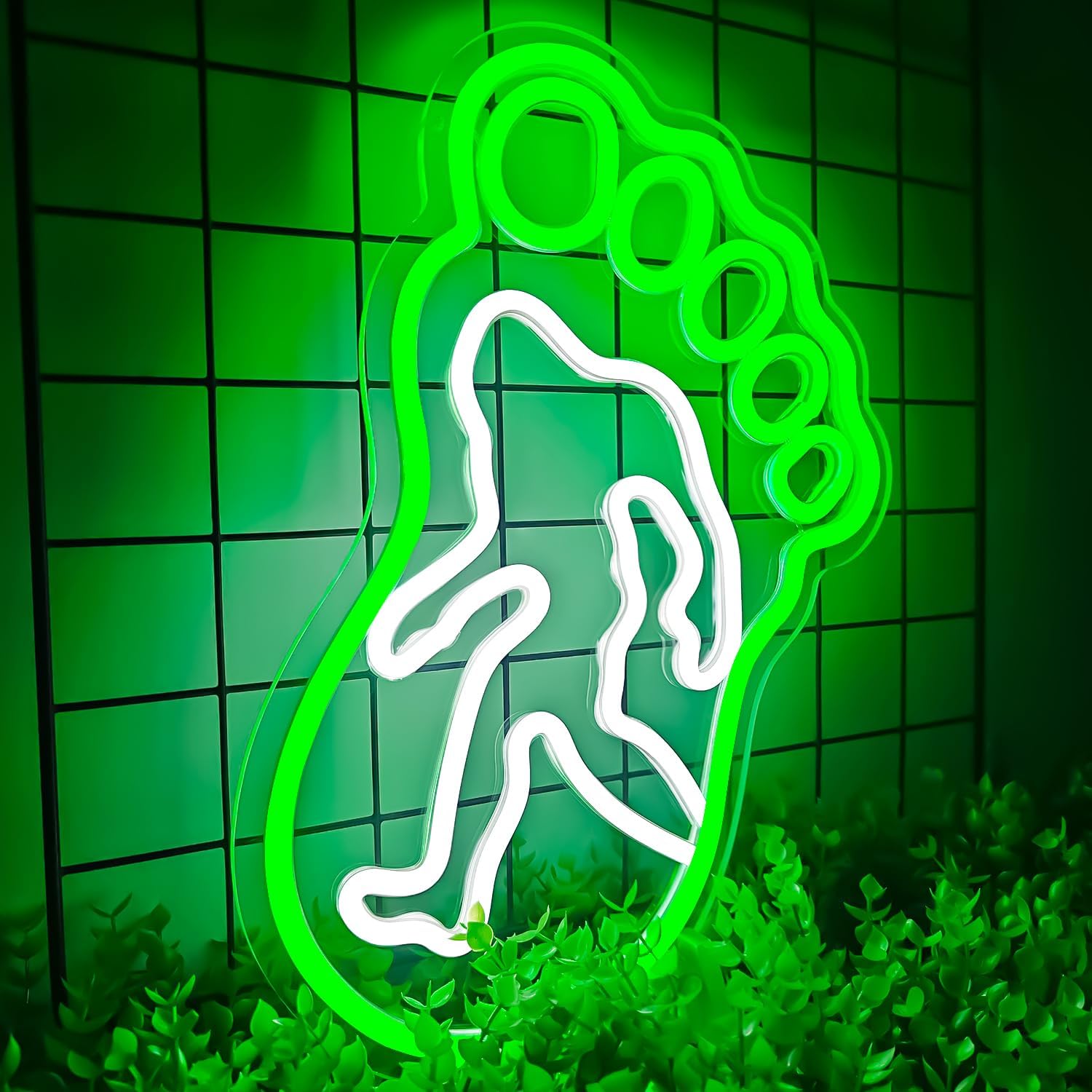 Ajoyferris Bigfoot Neon Sign Sasquatch Neon Lights Dimmable Big Foot Sasquatch Neon Light Funny Bigfoot Gifts for Men Light Up Sign for Man Cave Garage Decor - Image 2
