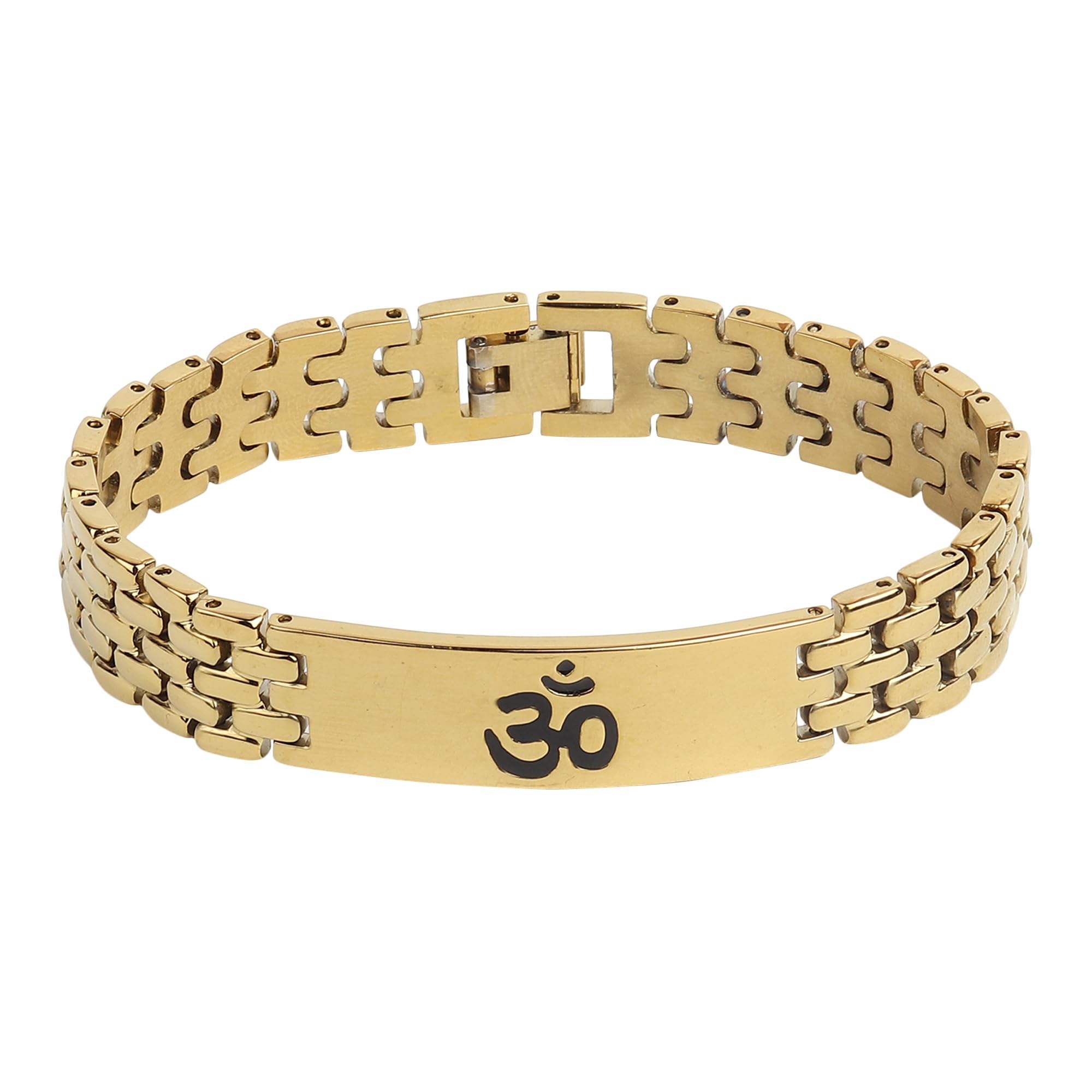 Buy Divine Hindu Premium Gold Plated Sacred Om Bracelet | Om