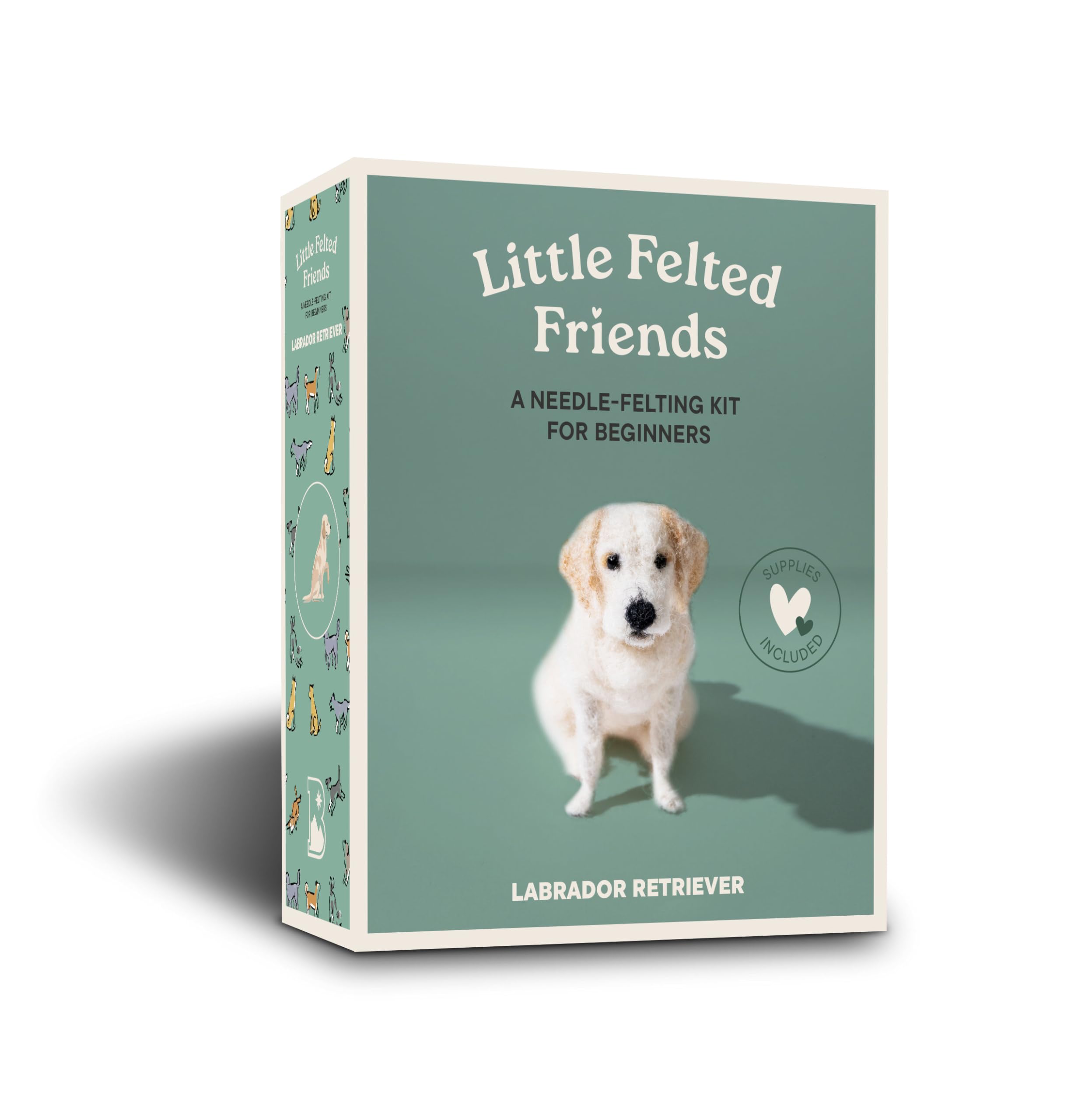 Little Felted Friends Labrador Retriever: Dog Needle-felting Beginner Kits With Needles, Wool, Supplies, and Instructions (Little Felted Friends: Needle-felting Kits for Beginners, 6)