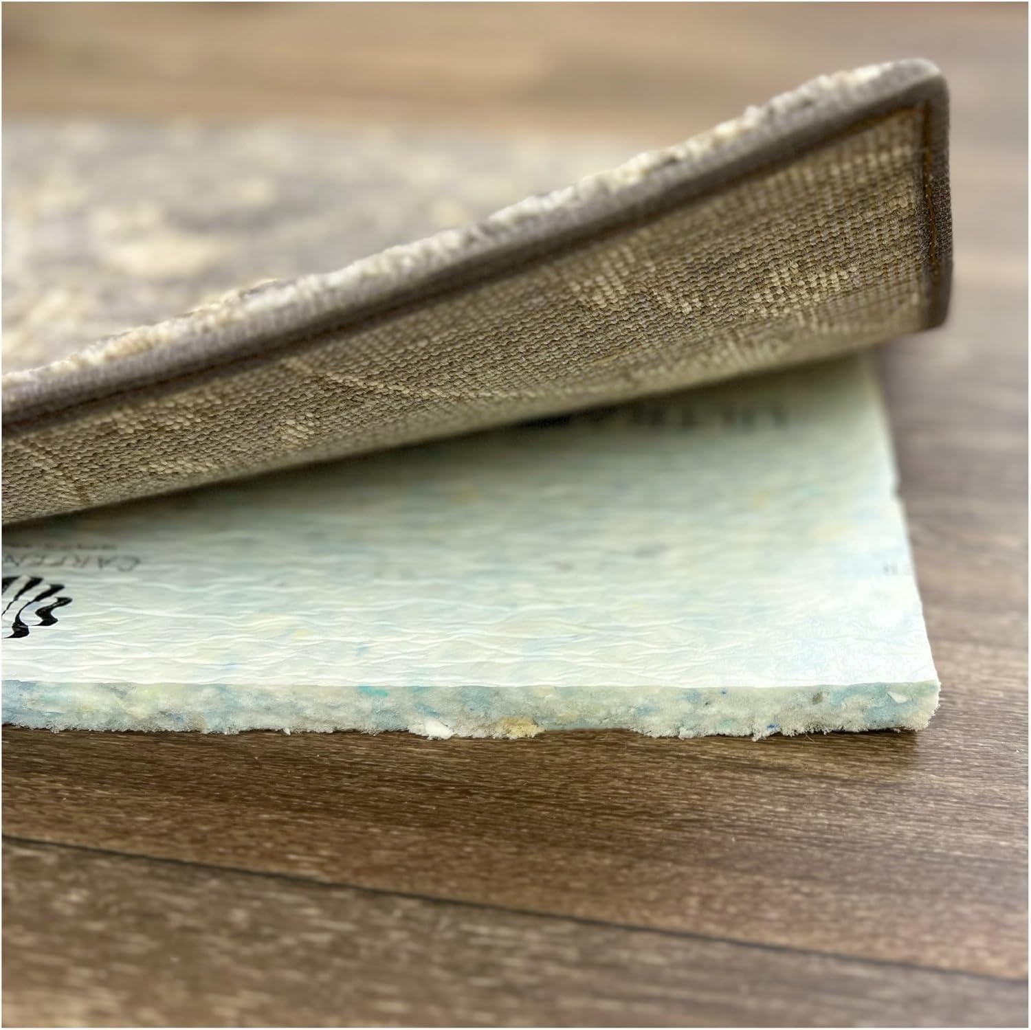 5'x7' Area Rug PAD Carpenter 1/2" ULTRASHIELD Premium. Supreme Comfort with Memory Foam.