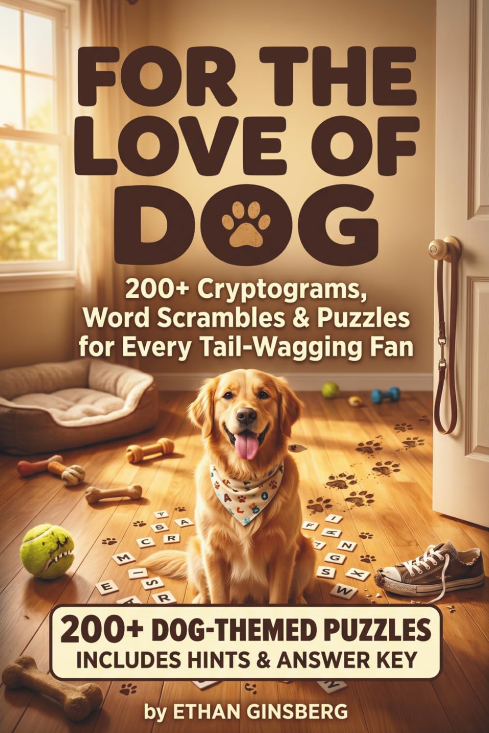 For the Love of Dog: 200+ Cryptograms, Word Scrambles & Puzzles for Every Tail-Wagging Fan (FOR THE LOVE OF PETS PUZZLE BOOKS)
