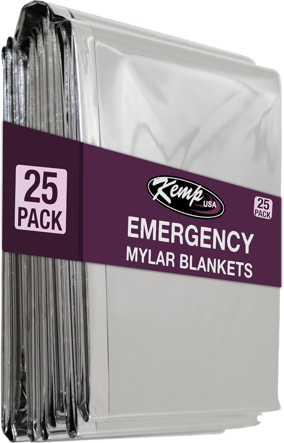 25-Pack Kemp USA Mylar Emergency Blankets – Lightweight Survival Gear 25-Pack Kemp USA Mylar Emergency Blankets – Lightweight Survival Gear