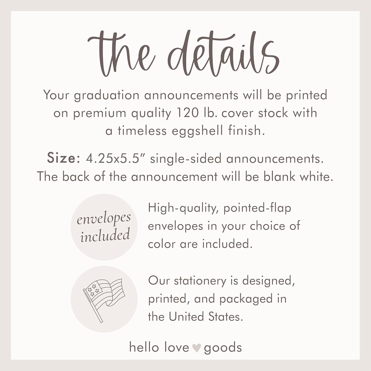 Graduation Announcements, 4.25x5.5 Personalized High School or College Class of 2025 Announcements with Premium Envelopes (Kelly Green)