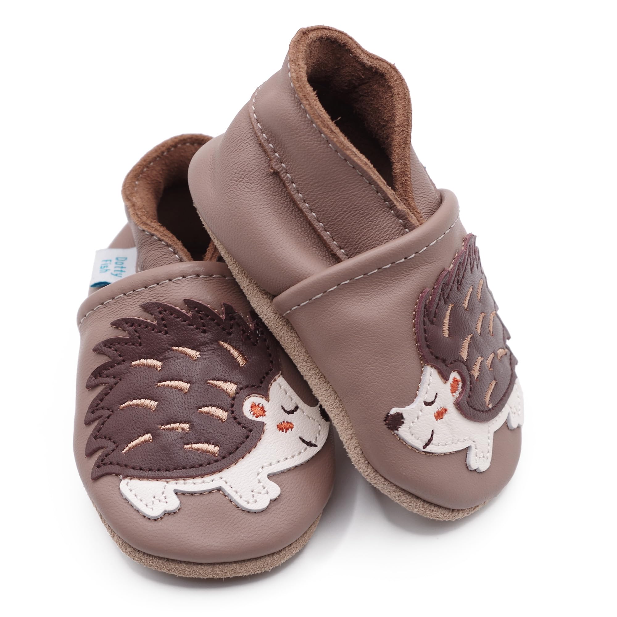 Dotty Fish Unisex Baby Unisex Babyschuhe aus WeichlederLauflernschuh - 4