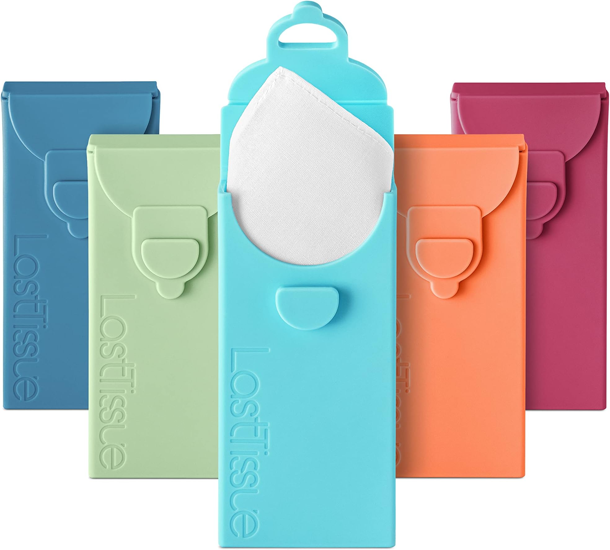 LastTissueLastTissue® Reusable Cotton Tissue Pack – Sustainable, Durable, Eco-Conscious, Portable & Washable Facial Tissues for Men and Women with Travel Handkerchief Storage Case