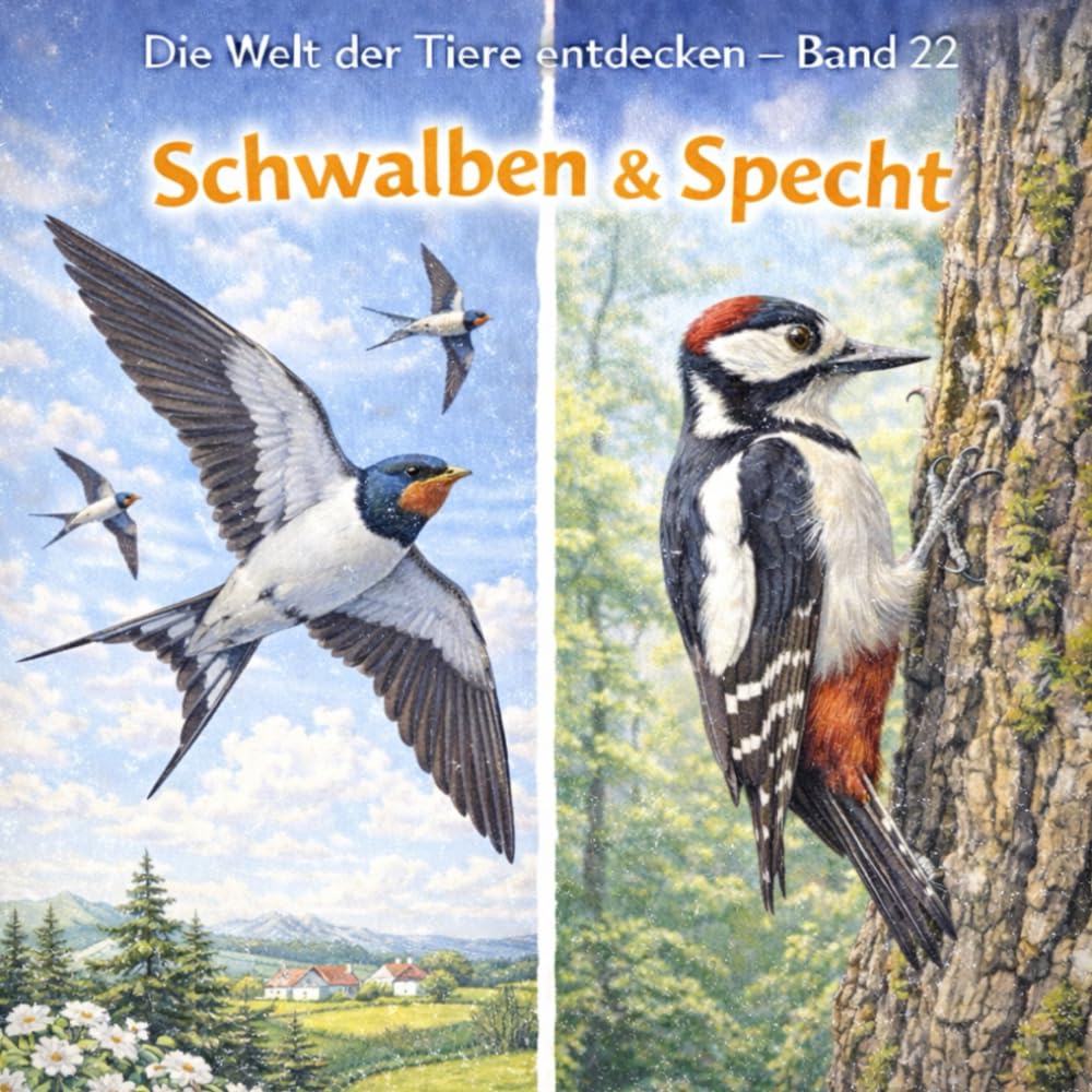 Schwalben & Specht: Die Welt der Tiere entdecken -Band 22 (Tiere hautnah entdecken)