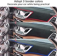 Vista 5 de Funda para salpicadero de automóvil para Mazda CX-3 CX3 2016-2019 LHD, resistente y duradera, antideslumbrante, antirreflejo Lhd (lado negro)