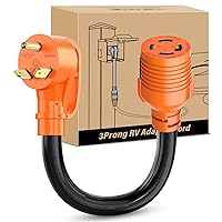 Vista 39 de Nilight Cable adaptador de bloqueo para caravana de 15 amperios a 50 amperios de cobre puro resistente calibre 10 ETL listado 5-15P a SS2-50R