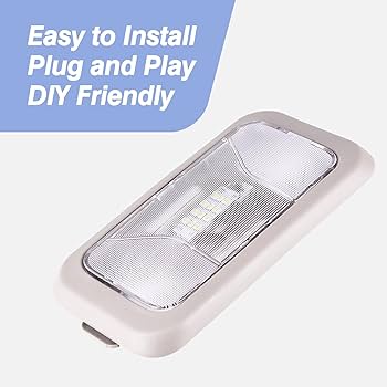 天井　カップネジ留め式　ルームライト Amazon.com: CULMKARI 15126553 Interior Gray Dome Light Lamp Lens