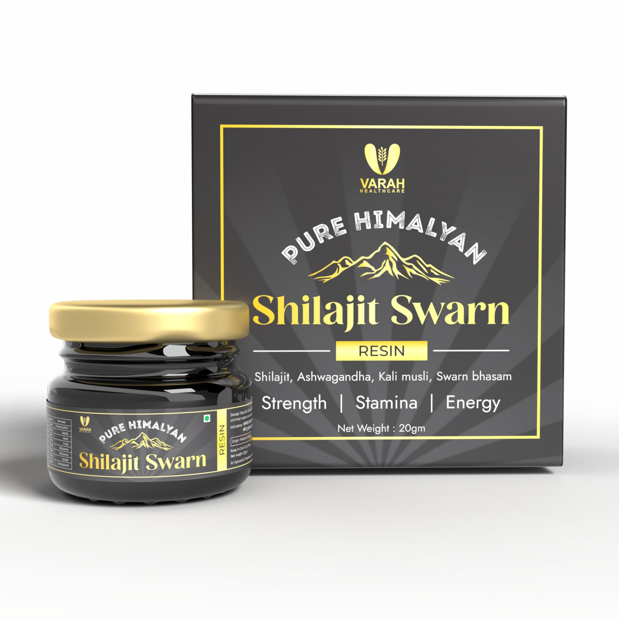 Varahs Shilajit Swaran Resin 20g | Shilajeet Gold Resin (B0DC6NPNHK) Amazon Price History, Amazon Price Tracker