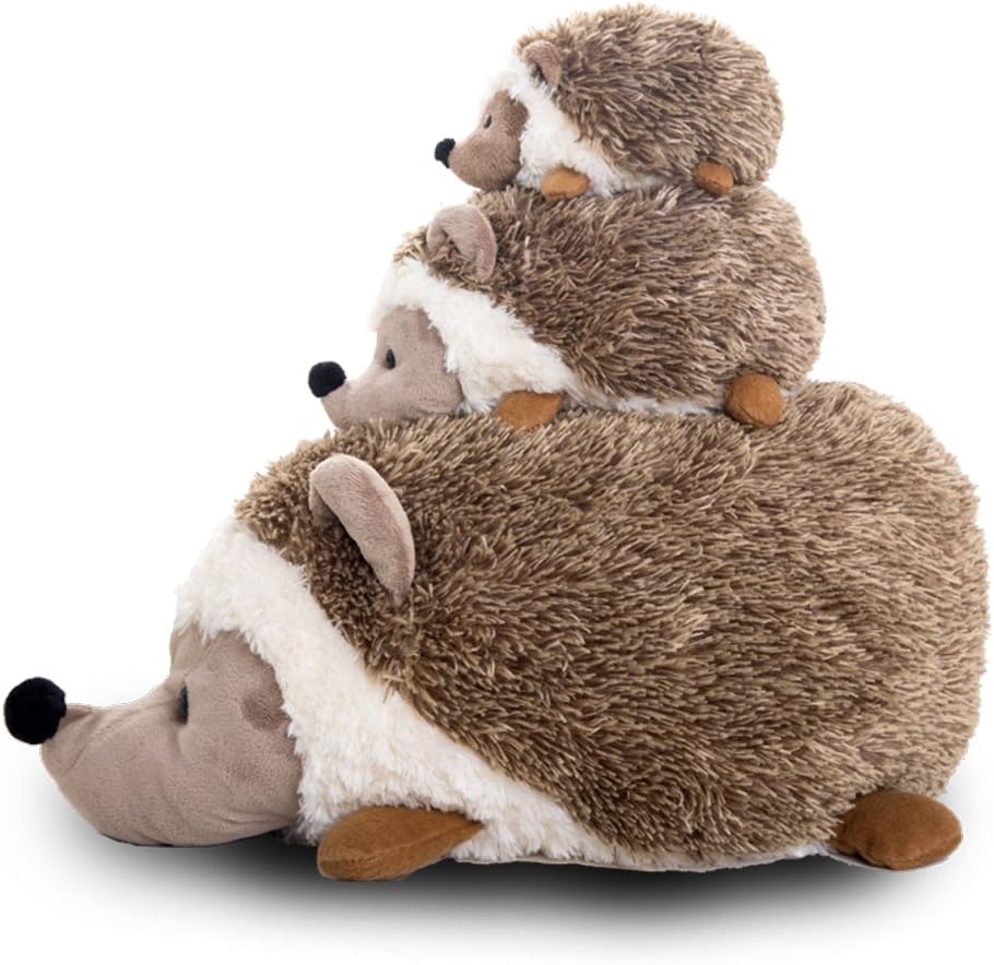 Vobell Cuddly Widelife Animal Hedgehog Soft Doll Plush Stuffed Toy For Children Birthday Gift As Family Decoration (45cm)