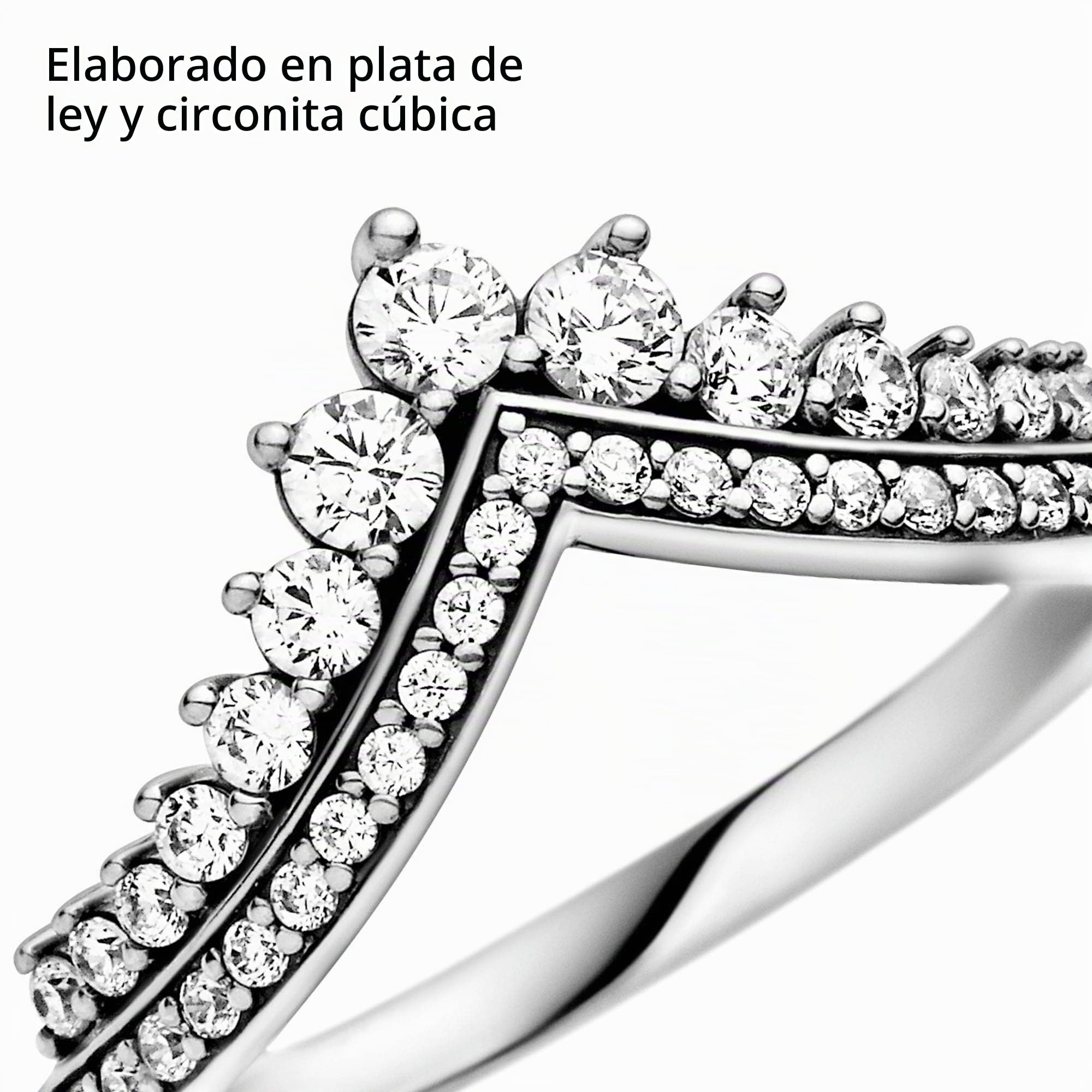 PANDORA Anillo para Mujer Plata de Ley 925 197736CZ