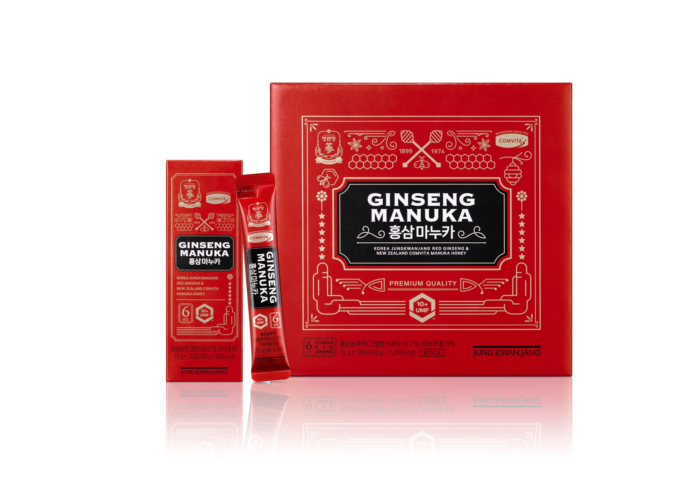 Amazon | 【公式 正官庄 海外ストア】 紅参マヌカスティック (15g*30包 