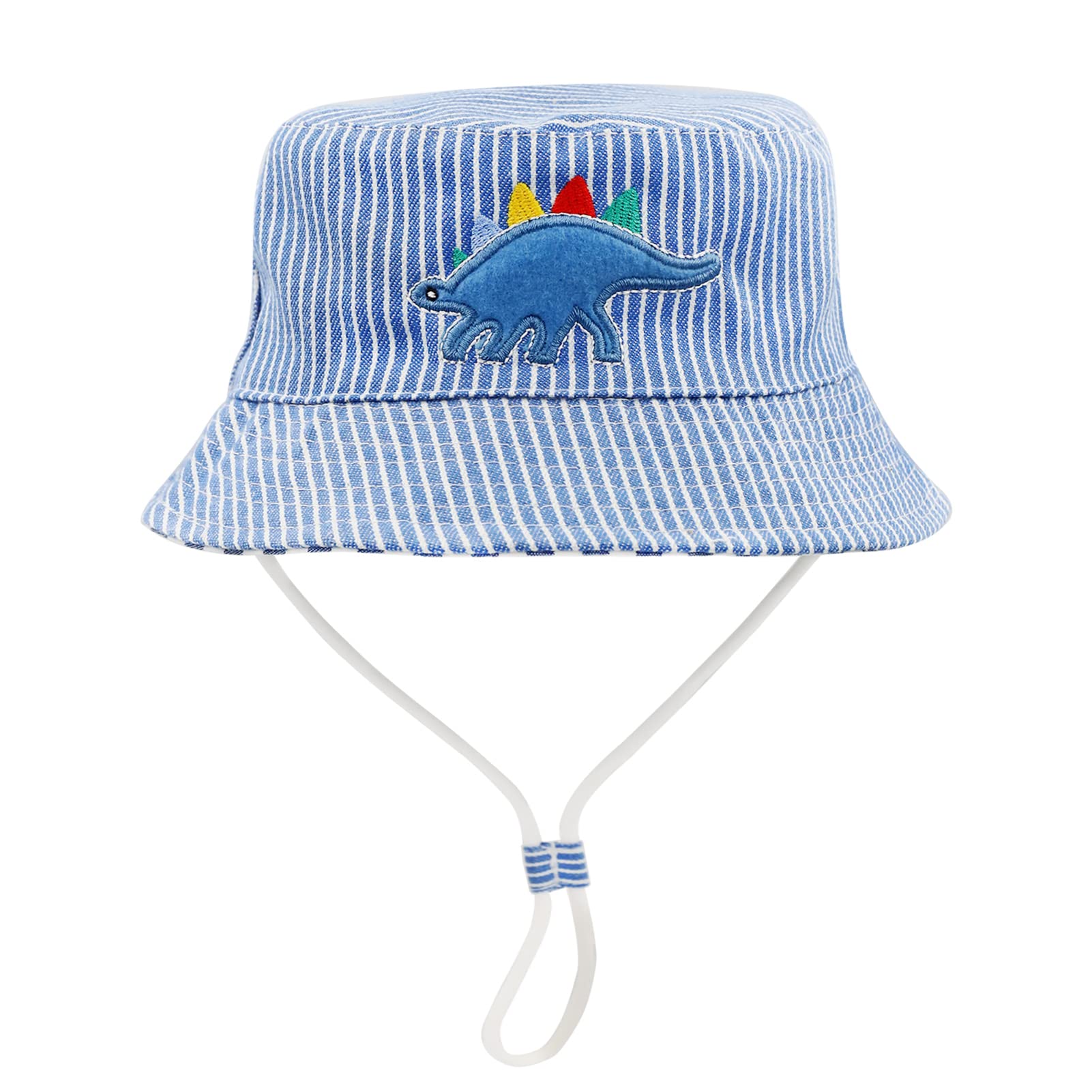 FenFang Sombrero de Sol Verano Bebés, Gorro Pescador Playa Algodón Niñas Niños, Unisexo Sombreros ala Ancha UV Protección Exteriores Viajes 1 2 3 4 Años