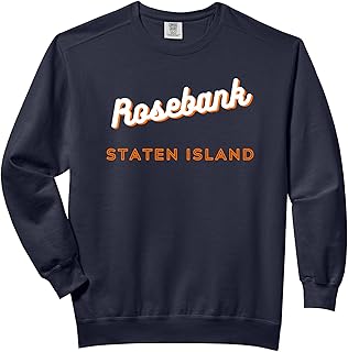 Rosebank, Staten Island NY, SI Hometown Staten Islander Gift Comfort Colors Adult Sweatshirt