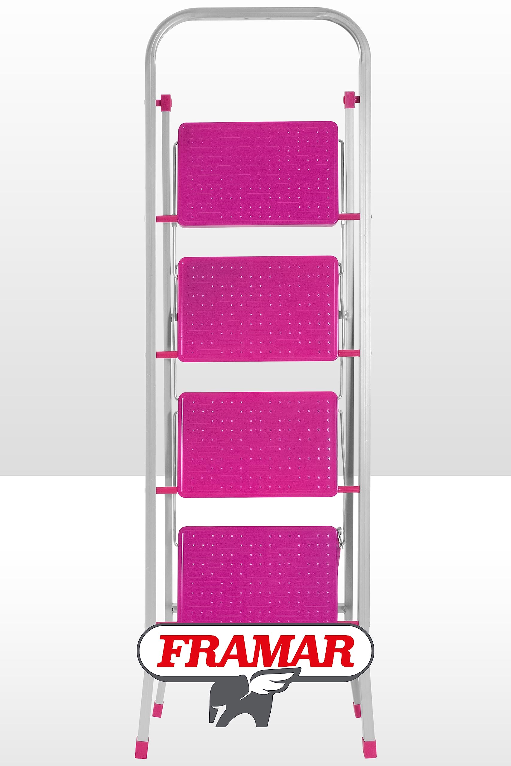 FRAMAR SLIMMY 4 - Sgabello 4 gradini in acciaio verniciato portata 100kg.