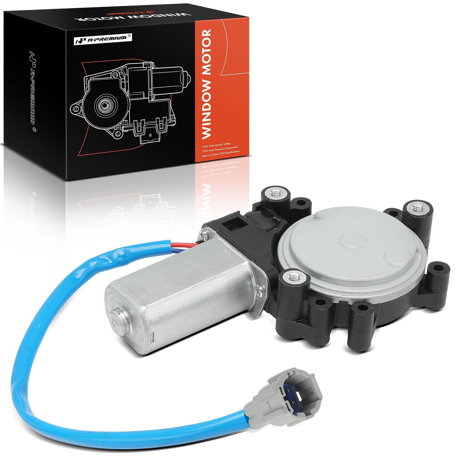 A-Premium Rear Right Power Window Lift Motor Compatible with Armada Maxima 2004-2008, Titan 2004-2011, Pathfinder Armada 2004, Armada 2005-2011, Passenger Side, Replace# 827307S000, 827307Y000