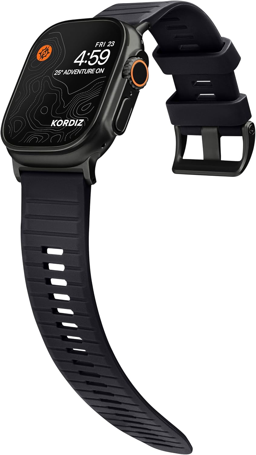Enduro Max Band - Sport Band for Apple Watch ULTRA 3 & ULTRA 2 / 1 [49mm]  Ultra Wide, Waterproof Silicone Apple Watch Strap for Men, Rugged & Secure Fit, Breathable & Sweatproof Replacement Wristband for iWatch ULTRA