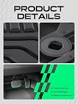 YHTAUTO Floor Mats Fit 2019-2025 Toyota RAV4(Not Fit Hybrid or Prime), TPE All Weather Car Mats Waterproof Anti-Slip Odorless Floor Liner, Interior Car Accessories Front & 2nd Row Liner