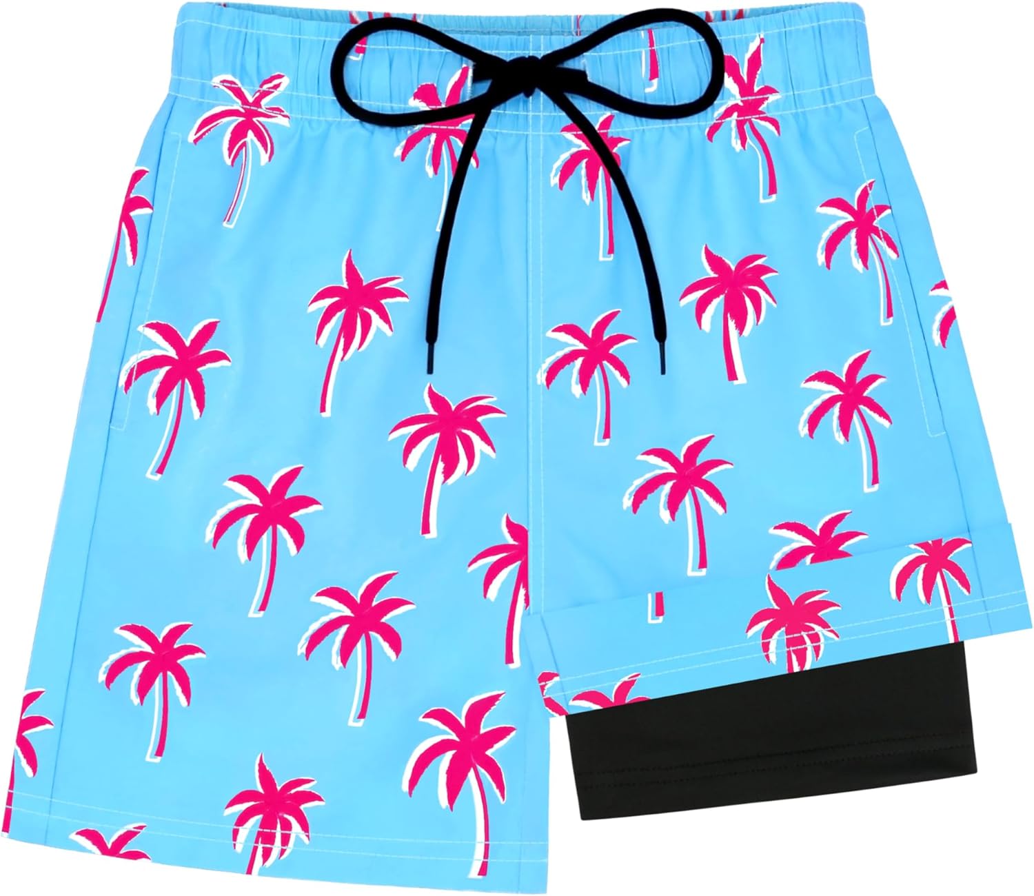 Sarfel Boys Swim Trunks with Compression Liner Kids Bathing Suits Boys Board Shorts Quick Dry Teen Swim Trunks Boy Swimsuit