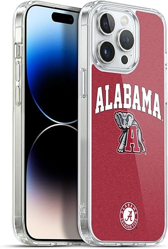 Miniatura 206 de Head Case Designs Funda de gel con logotipo oficial de la Universidad de Alabama UA [protección de grado militar] compatible con Apple iPhone 11