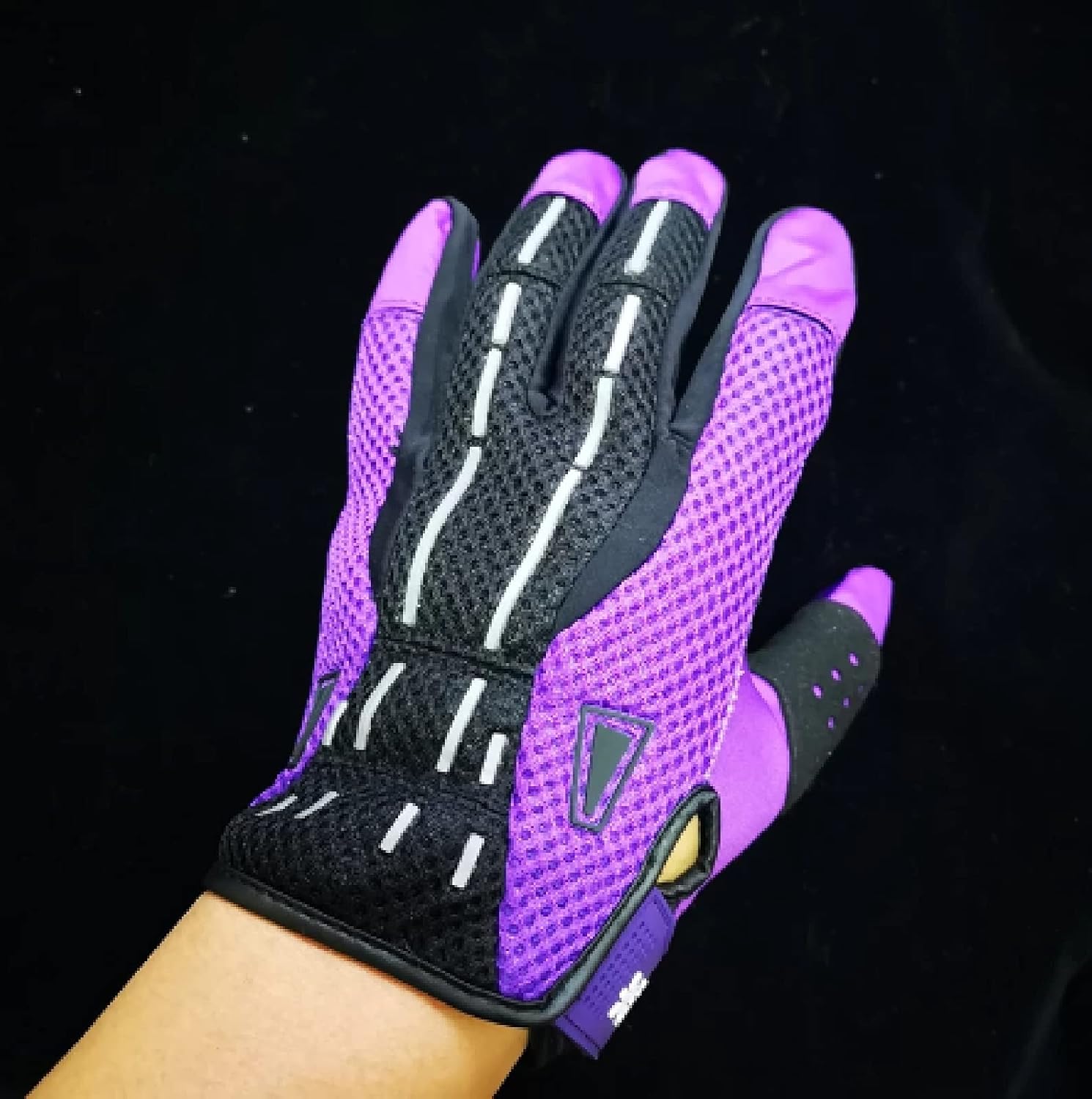 Tencent A Pair CSGO Cosplay Prop Pandora Box Sports Motor Rider Gloves Cosplay Accessories Purple